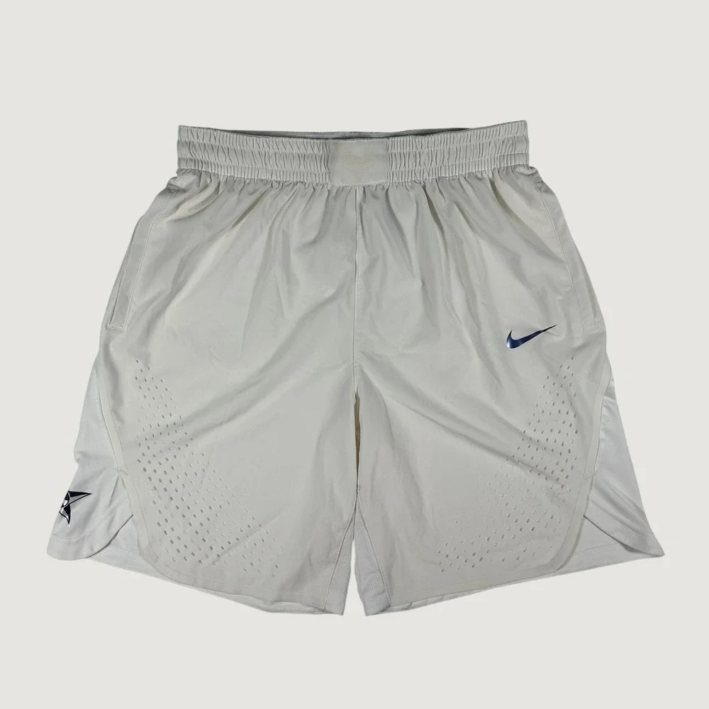 Nike Basketball Shorts Mens XL Dri-FIT Perforated Eagle Star White Performance